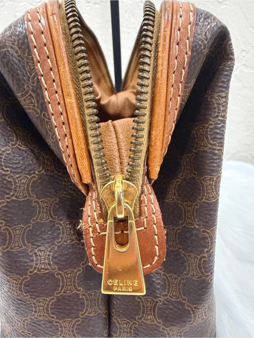 Celine vintage macadam toiletry pouch
